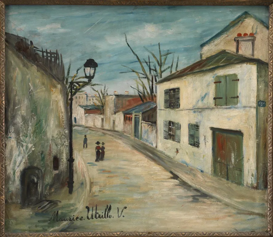 Rue de L'Abreuvoir, Montmartre by Maurice Utrillo