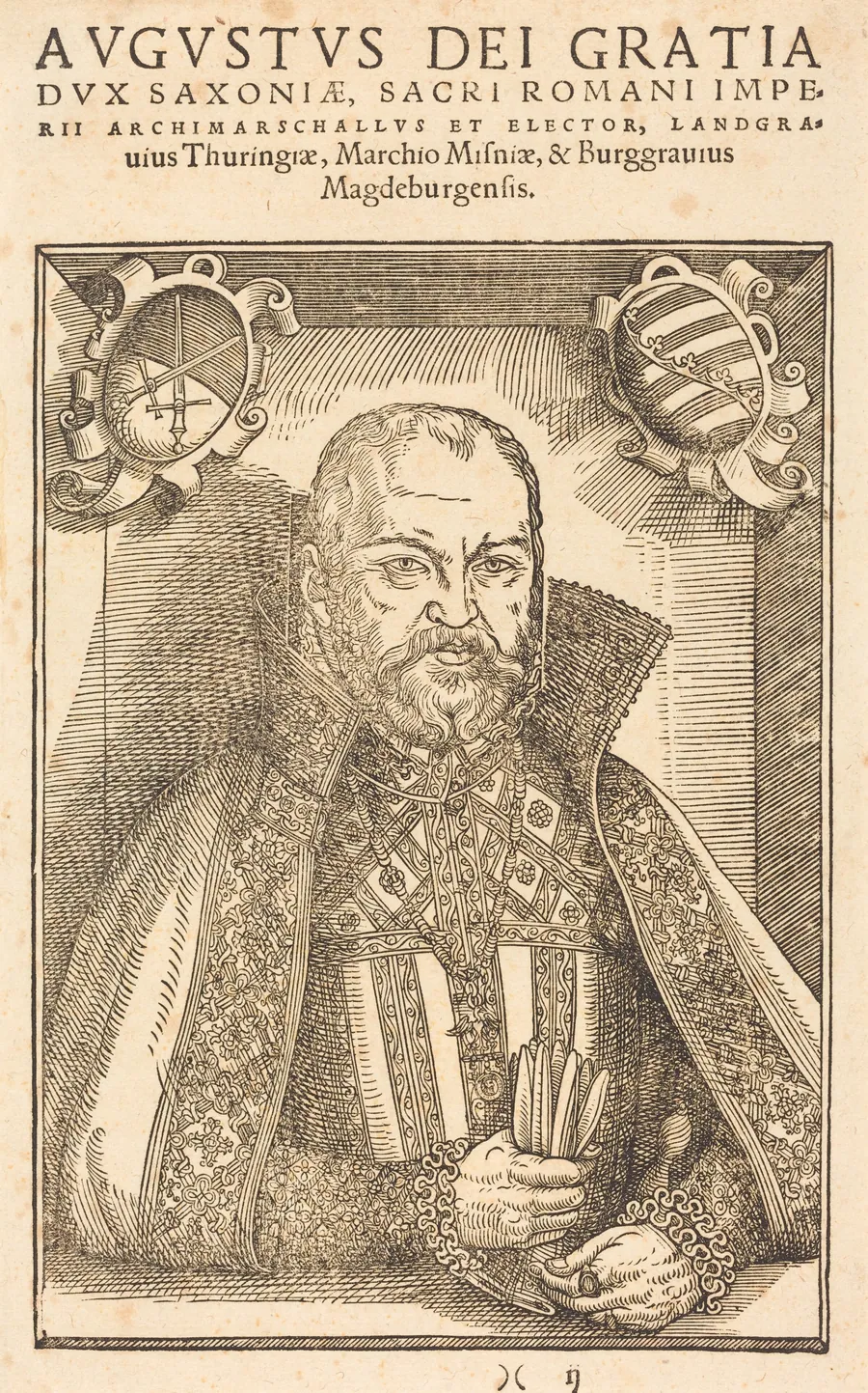 Augustus Hertzog zu Sachsen by Jakob Lucius the Elder