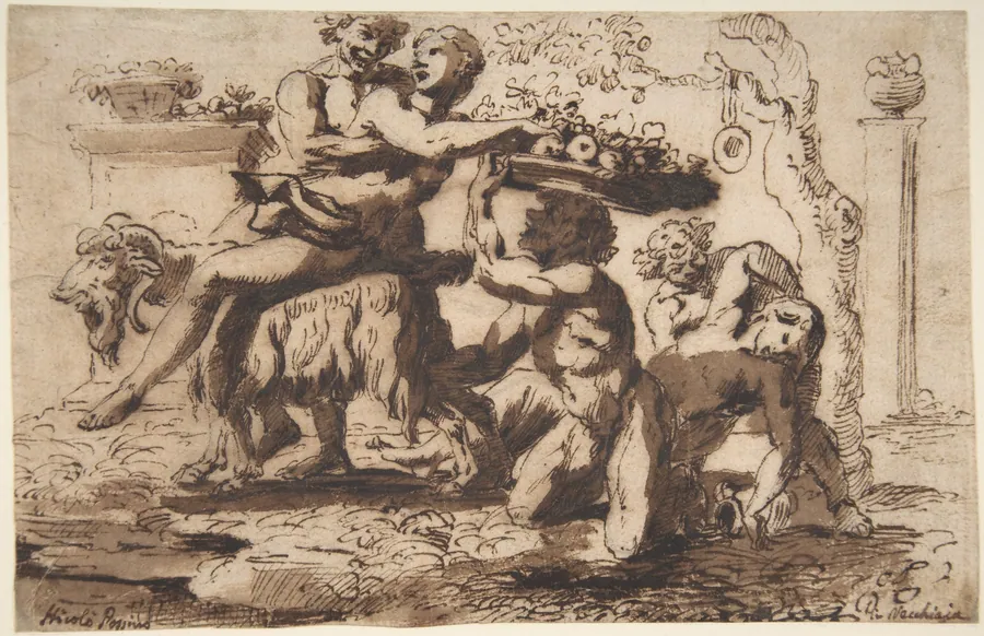 Bacchanal by Nicolas Poussin