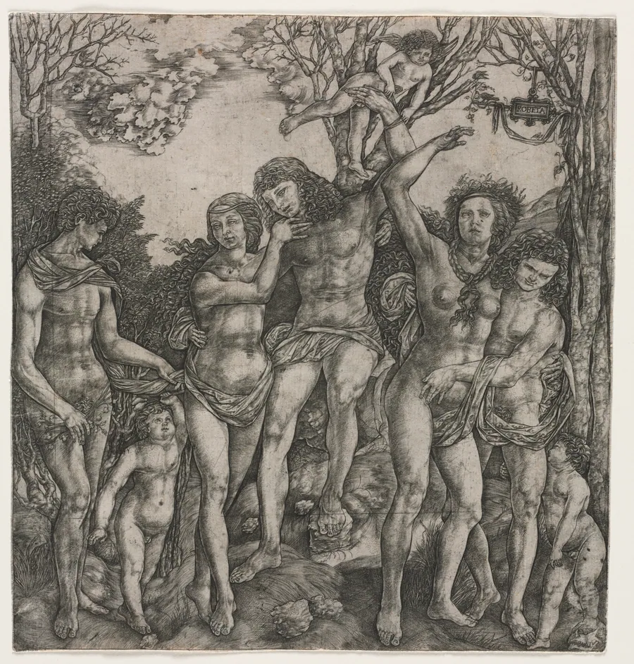 Allegory of Carnal Love by Cristofano Robetta