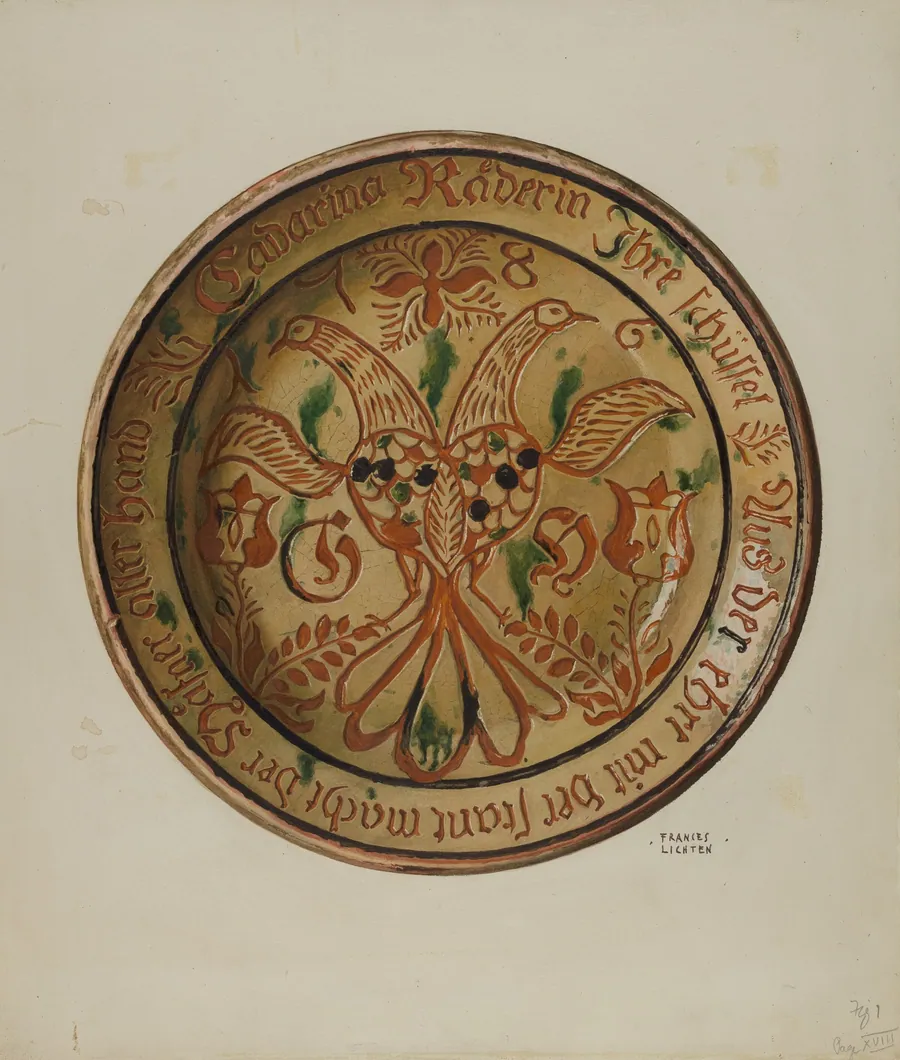 Pa. German Dish by Frances Lichten