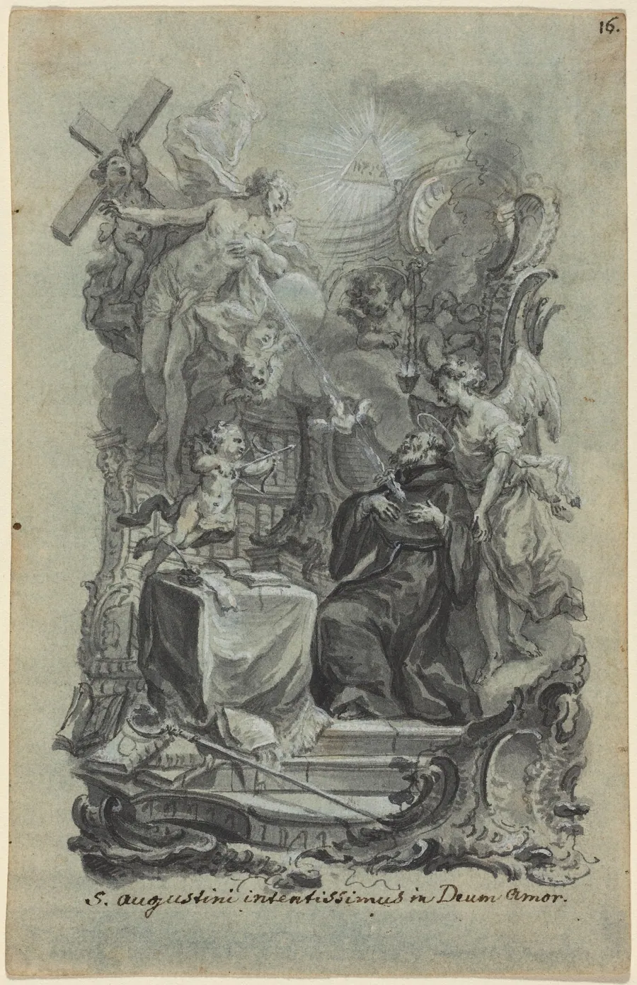Saint Augustine's Zealous Love of God by Joseph Christ