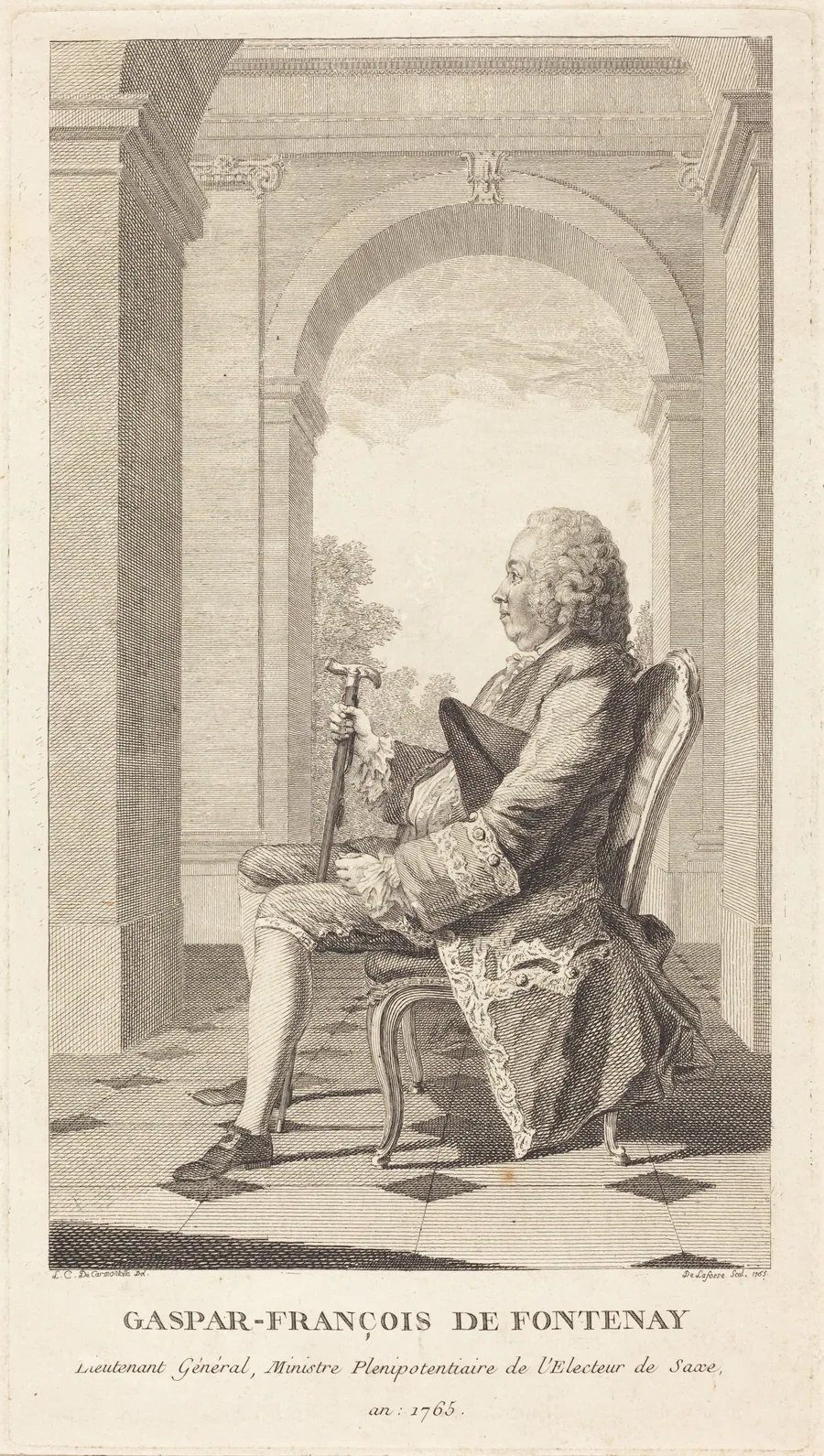 Gaspar-François de Fontenay by Jean-Baptiste Delafosse