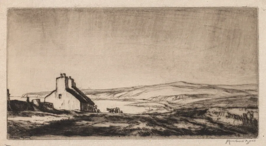 Third Study for 'The Ballantrae Road' by Muirhead Bone