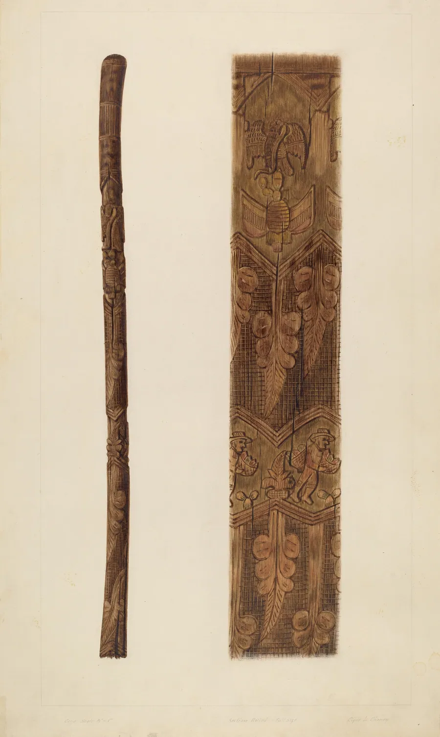 Walking Stick by Clyde L. Cheney