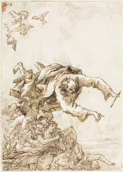 God the Father with Angels and Cherubs