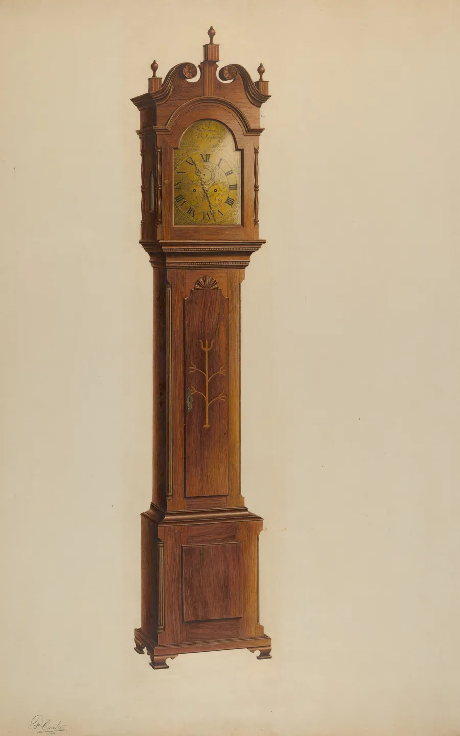 Tall Clock by Ferdinand Cartier