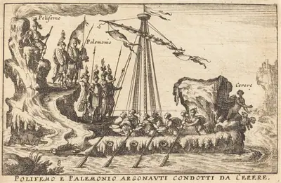 Polifemo e Palemonio Argonauti condotti da Cerere