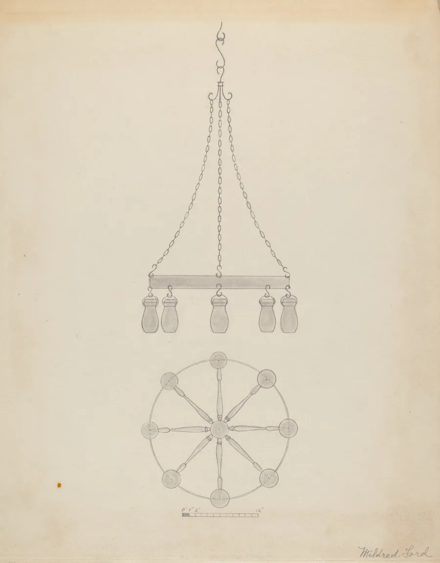 Chandelier by Mildred Ford