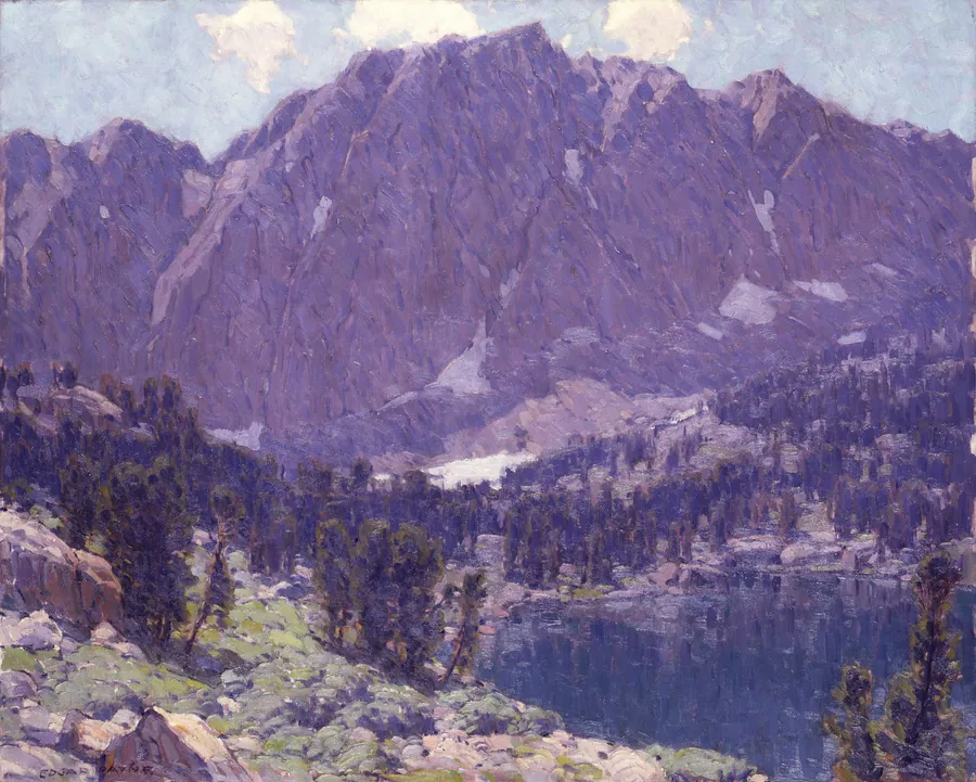 Fifth Lake by Edgar Payne, born Washburn, MO 1882-died Los Angeles, CA 1947