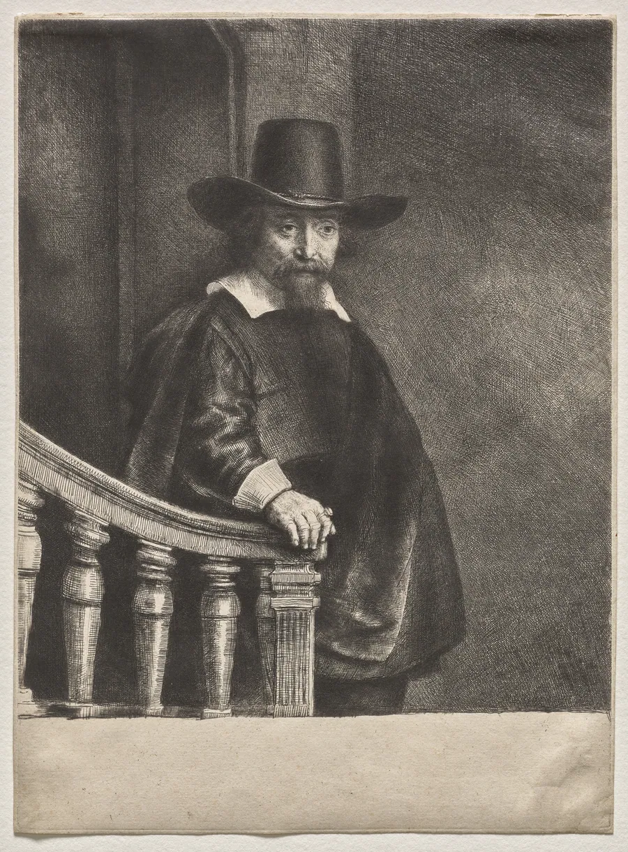 Ephraim Bonus, Jewish Physician by Rembrandt van Rijn