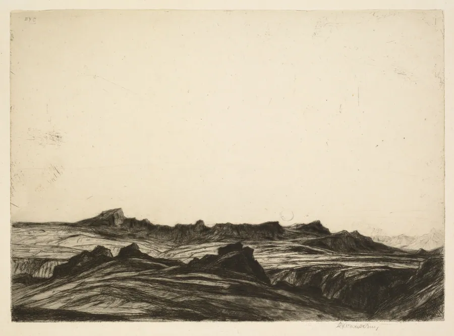 Arran Peaks by David Young Cameron