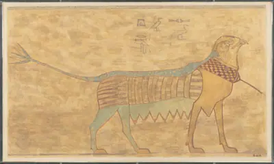 Detail of a Griffin, Tomb of Khety