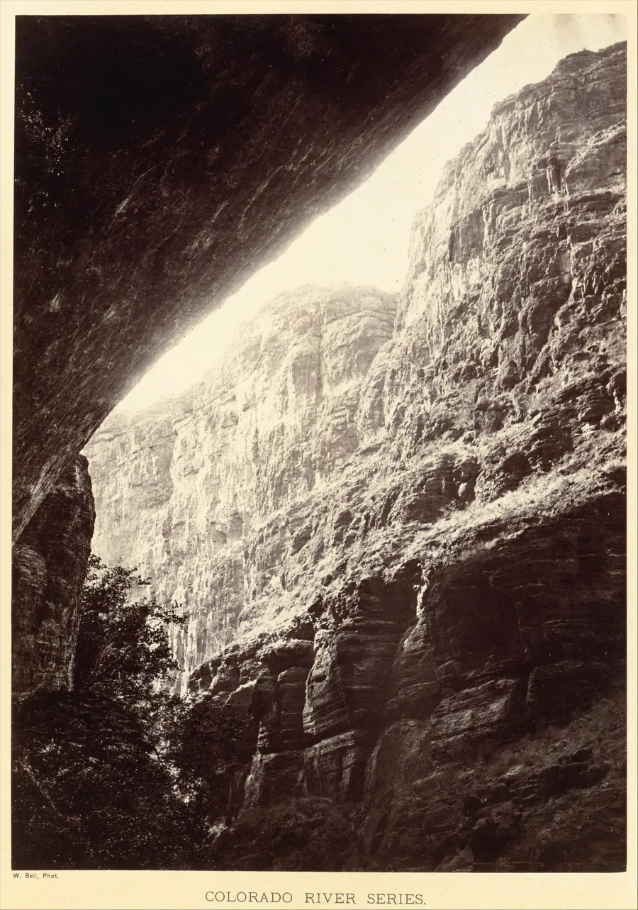 Cañon of Kanab Wash, Looking South by William Bell