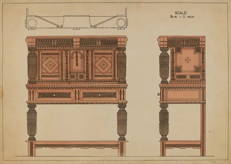 Court Chest by Lawrence Phillips