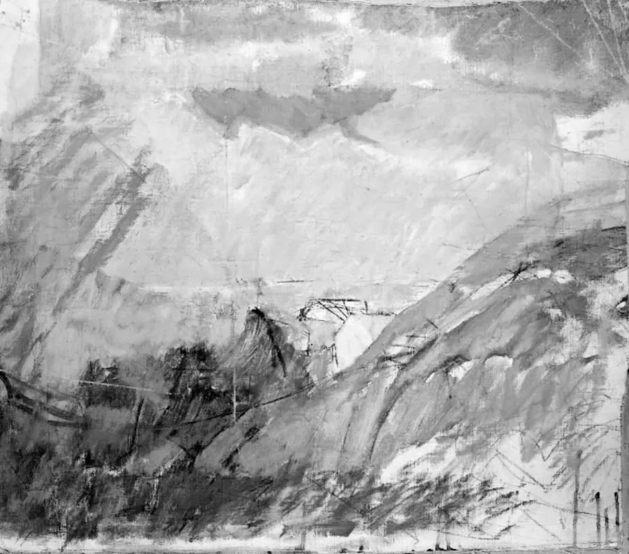 Studie II til "Hav och Klippor" by Carl Kylberg