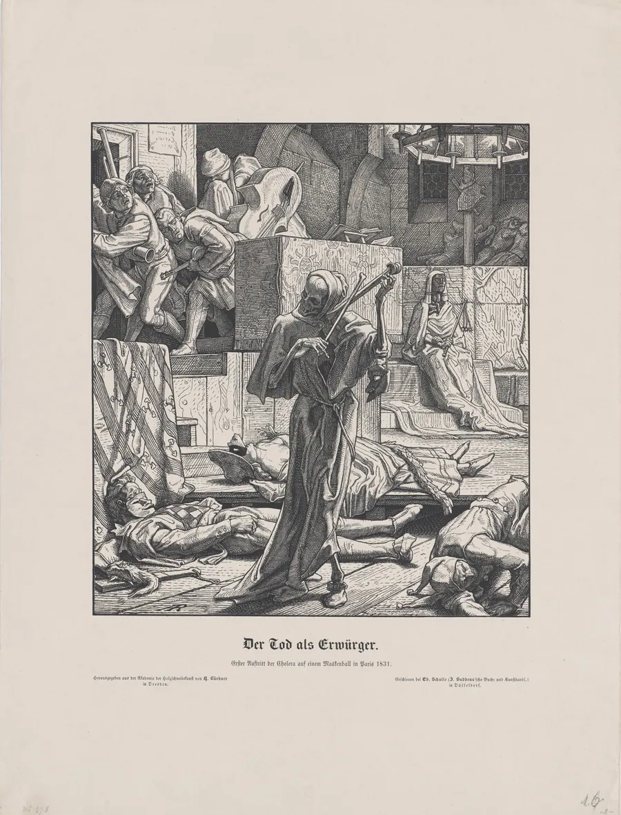 Der Tod als Freund (Death as a Friend) by Alfred Rethel