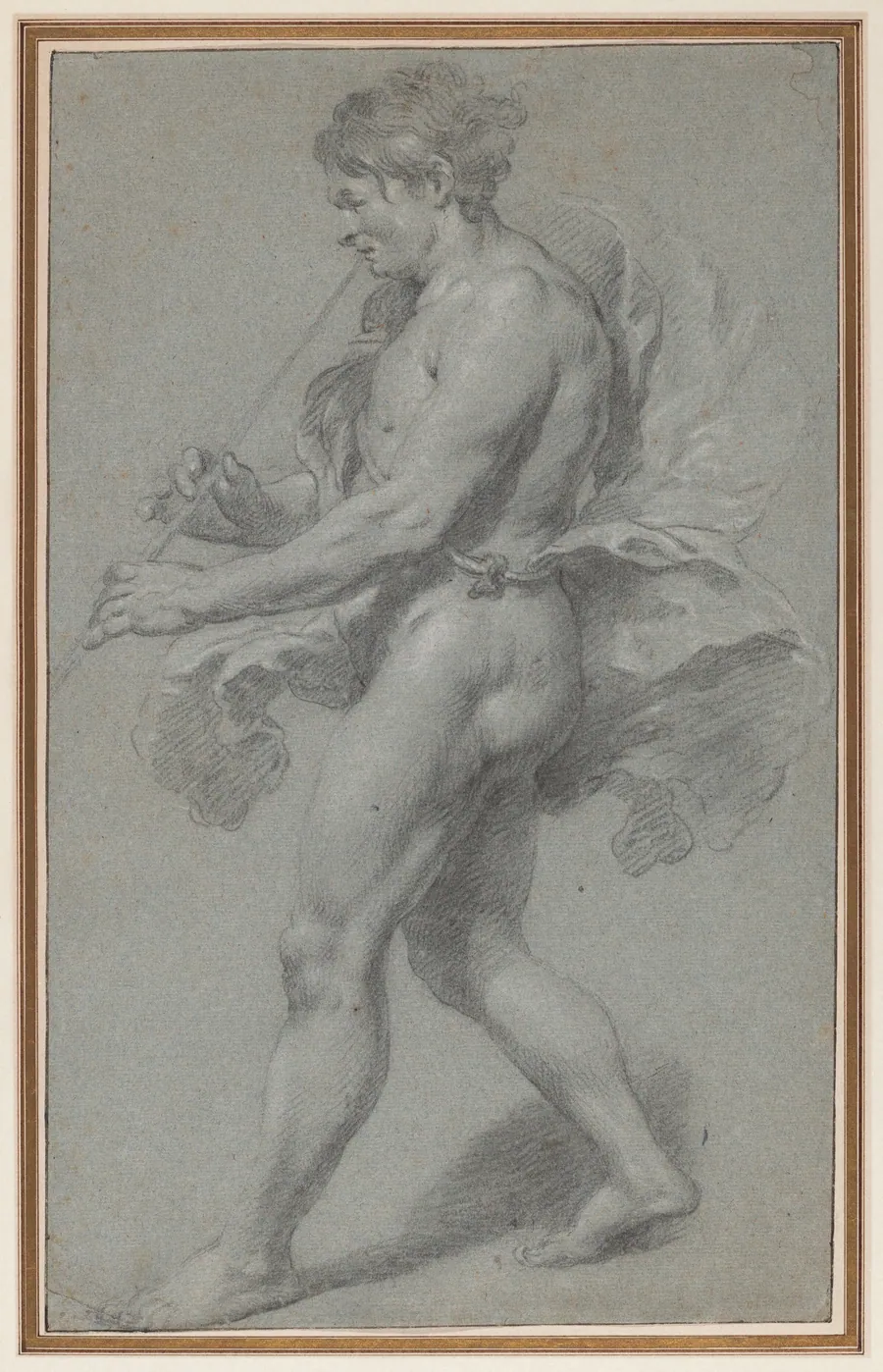 Study of a Man Playing a Pipe by Govaert Flinck