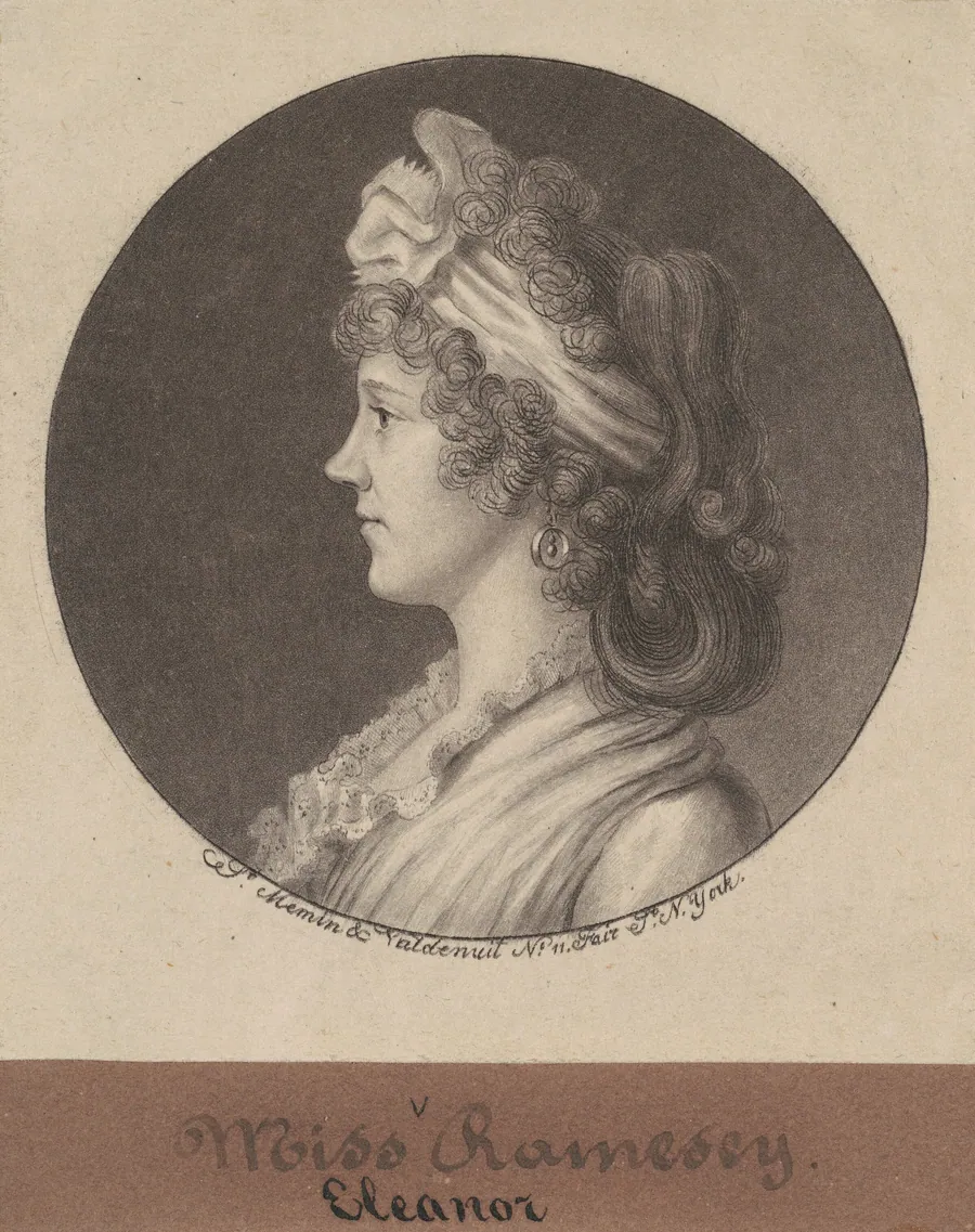 Eleanor Ramsay Fitzwilliam by Charles B. J. Févret de Saint-Mémin
