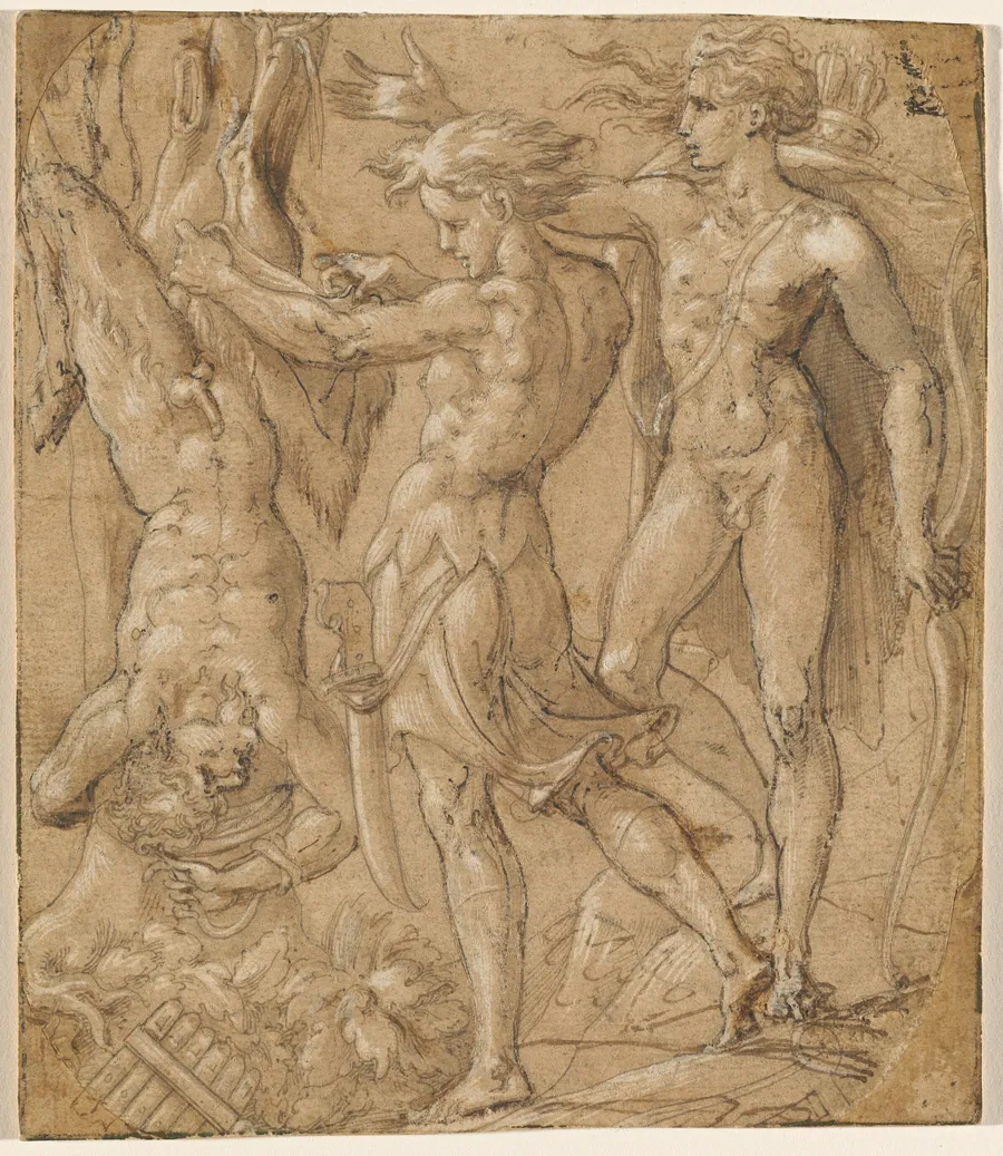 The Flaying of Marsyas by Parmigianino