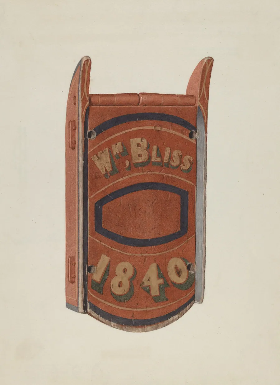 Child's Sled by Ingrid Selmer-Larsen