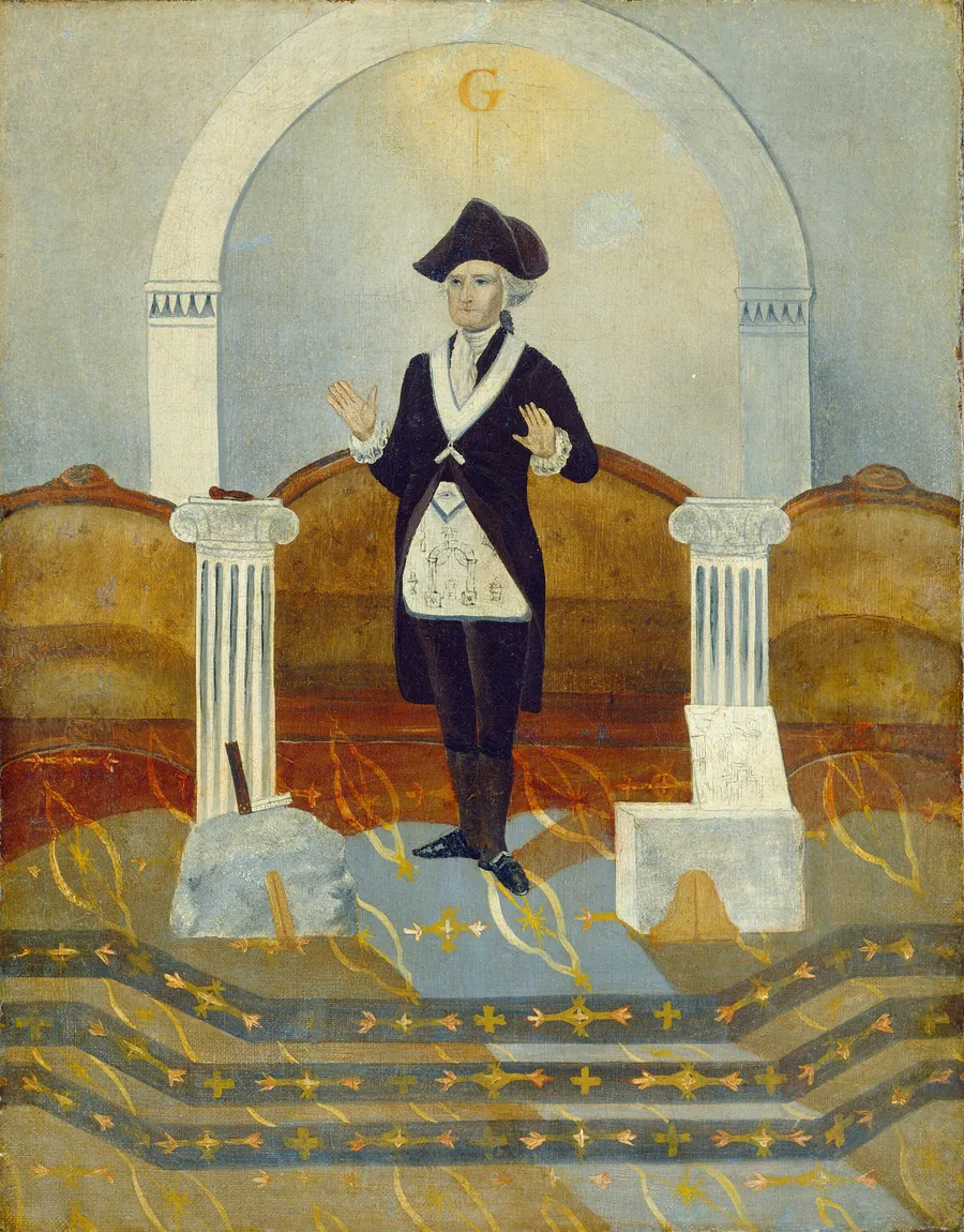 Washington, the Mason by American 19th Century