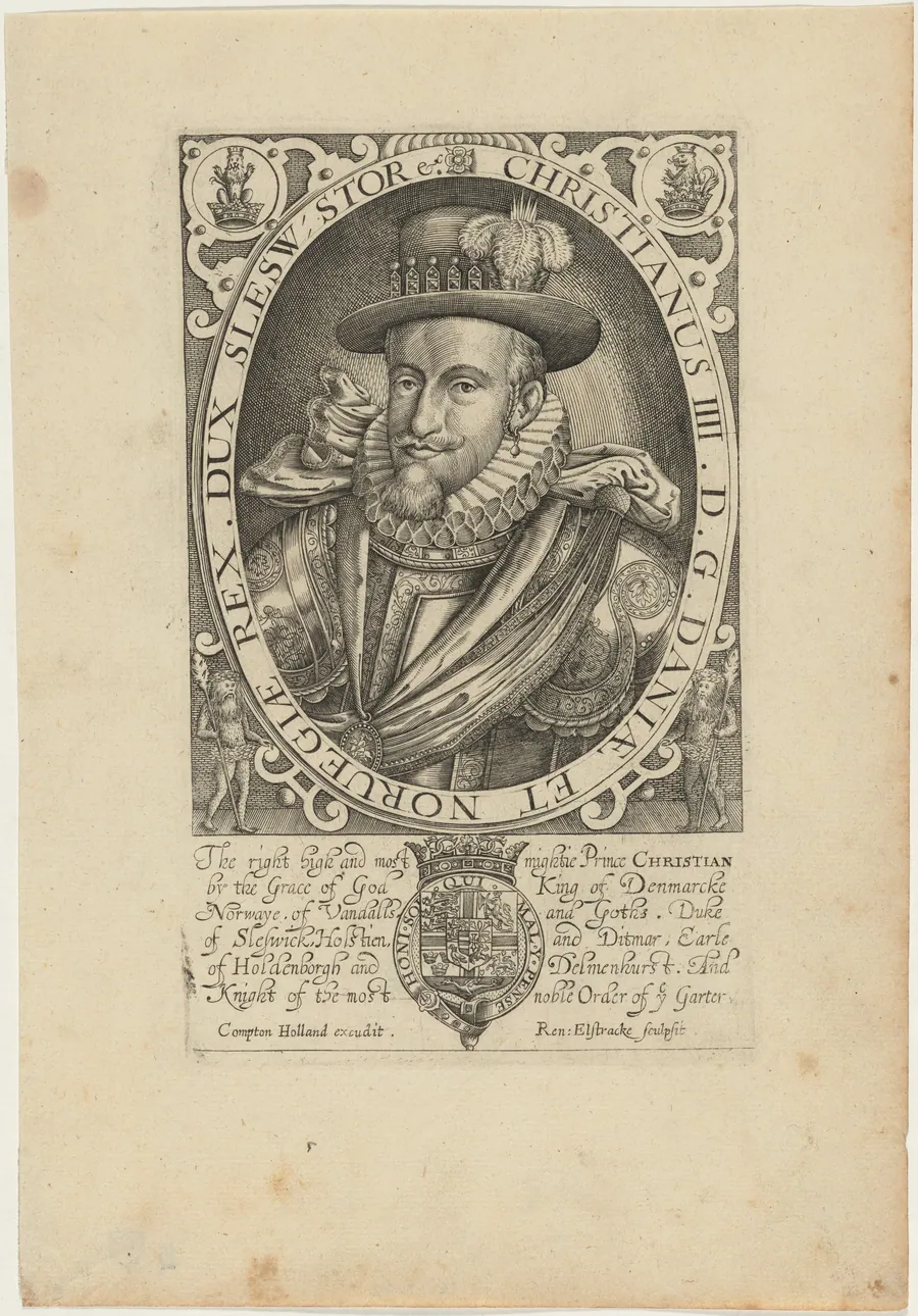 Christian IV of Denmark by Renold Elstrack
