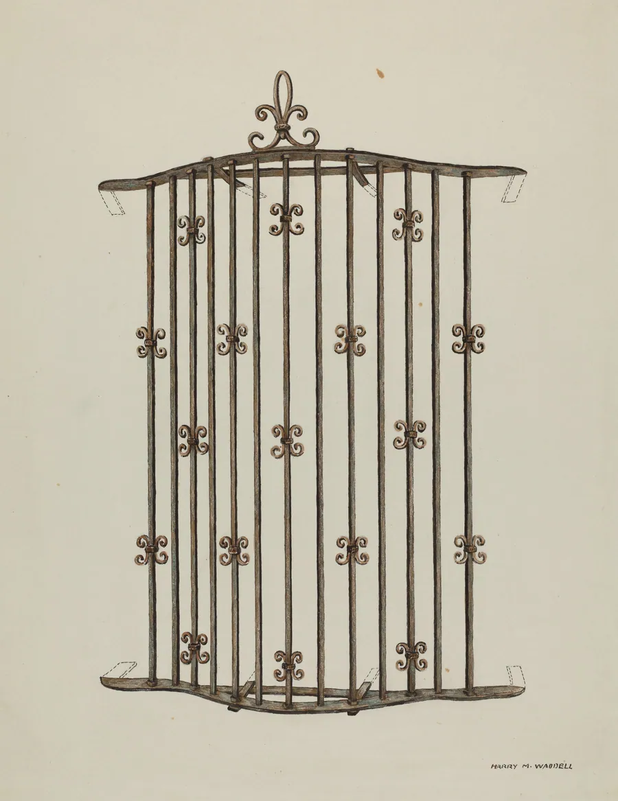 Window Grille by Harry Mann Waddell