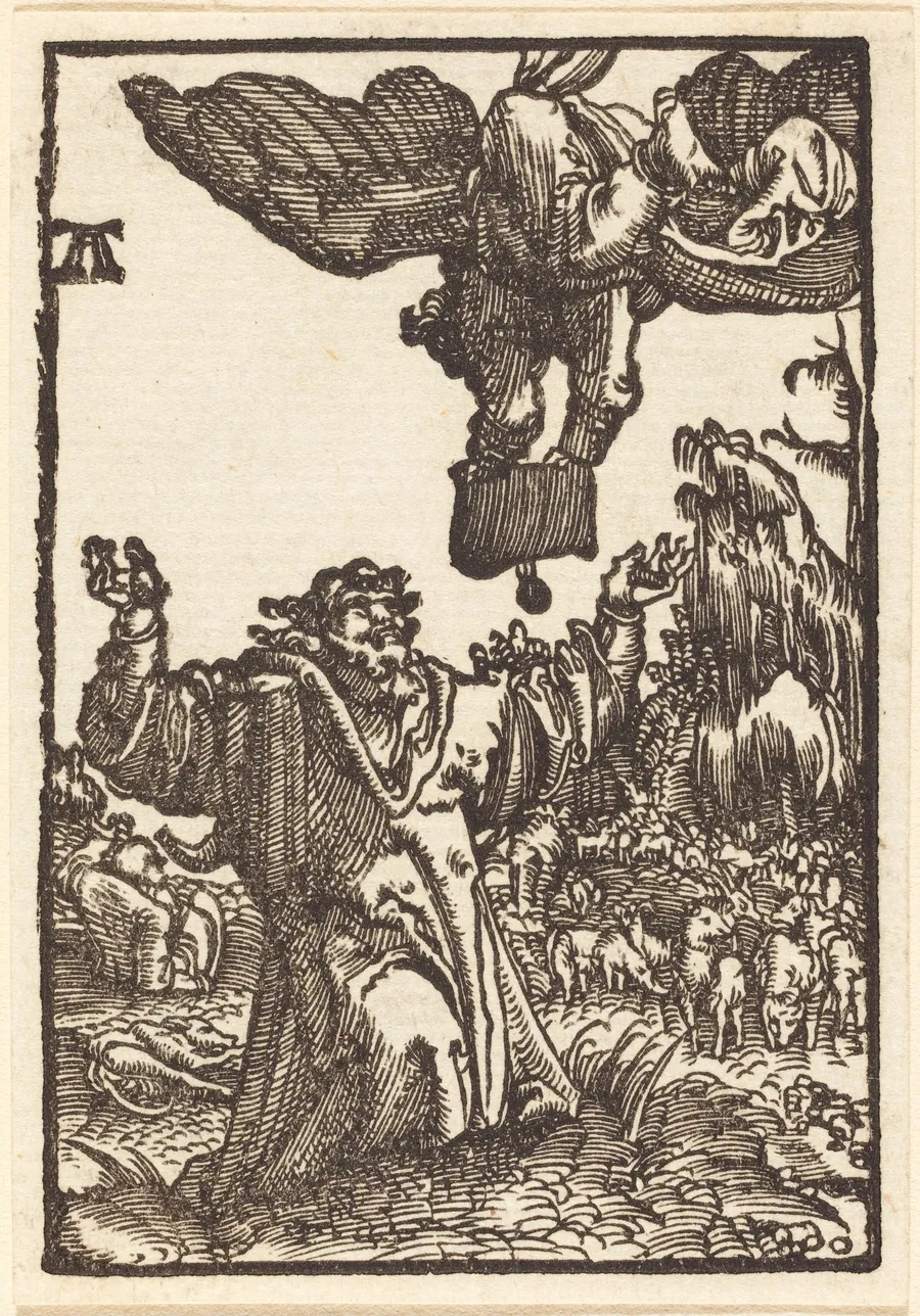 Annunciation to Joachim by Albrecht Altdorfer