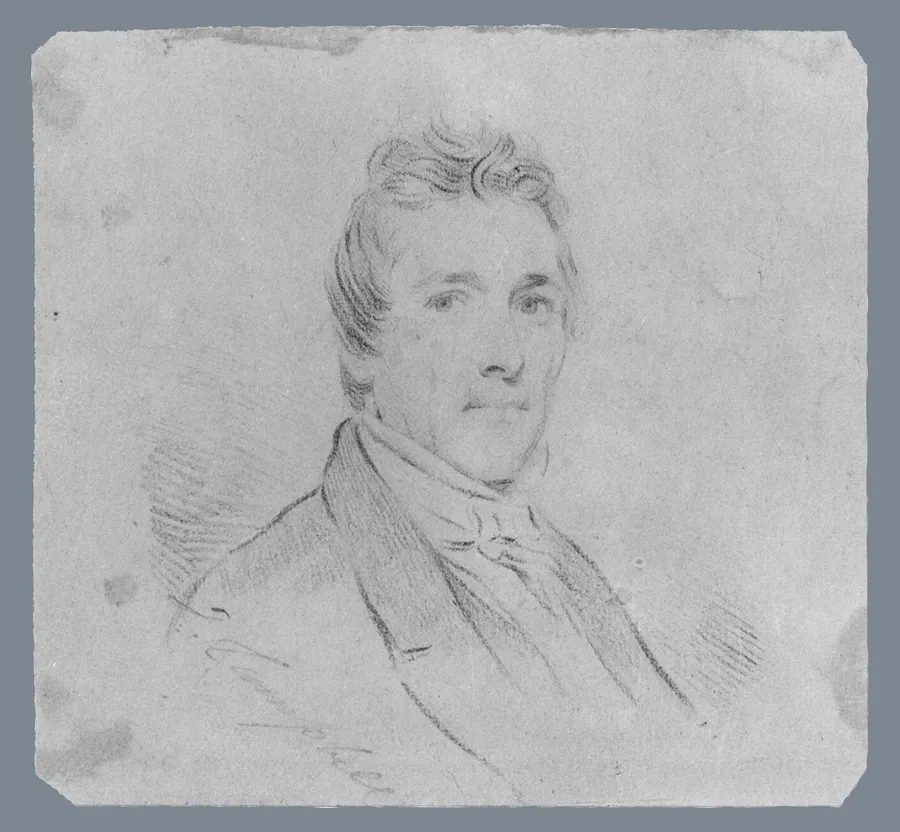 Portrait of a Man (from McGuire Scrapbook) by Thomas Campbell
