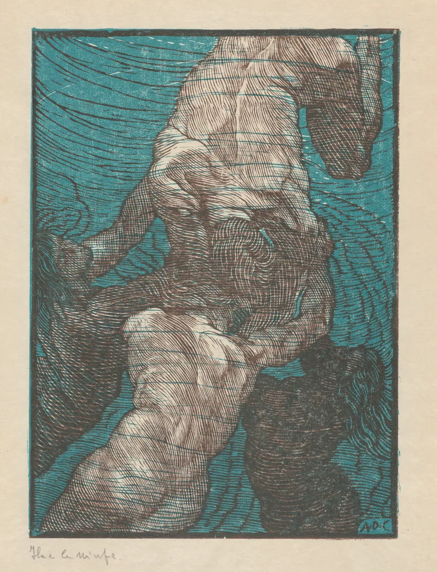 Ila e le ninfe (Hylas and the Nymphs) by Adolfo De Carolis