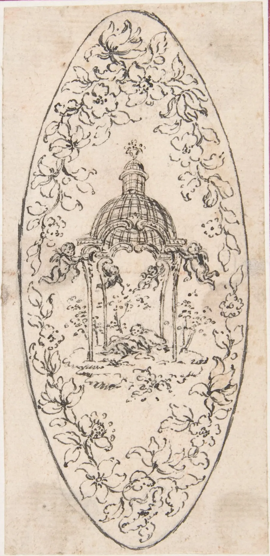 Design for a Navette by Hubert François Gravelot