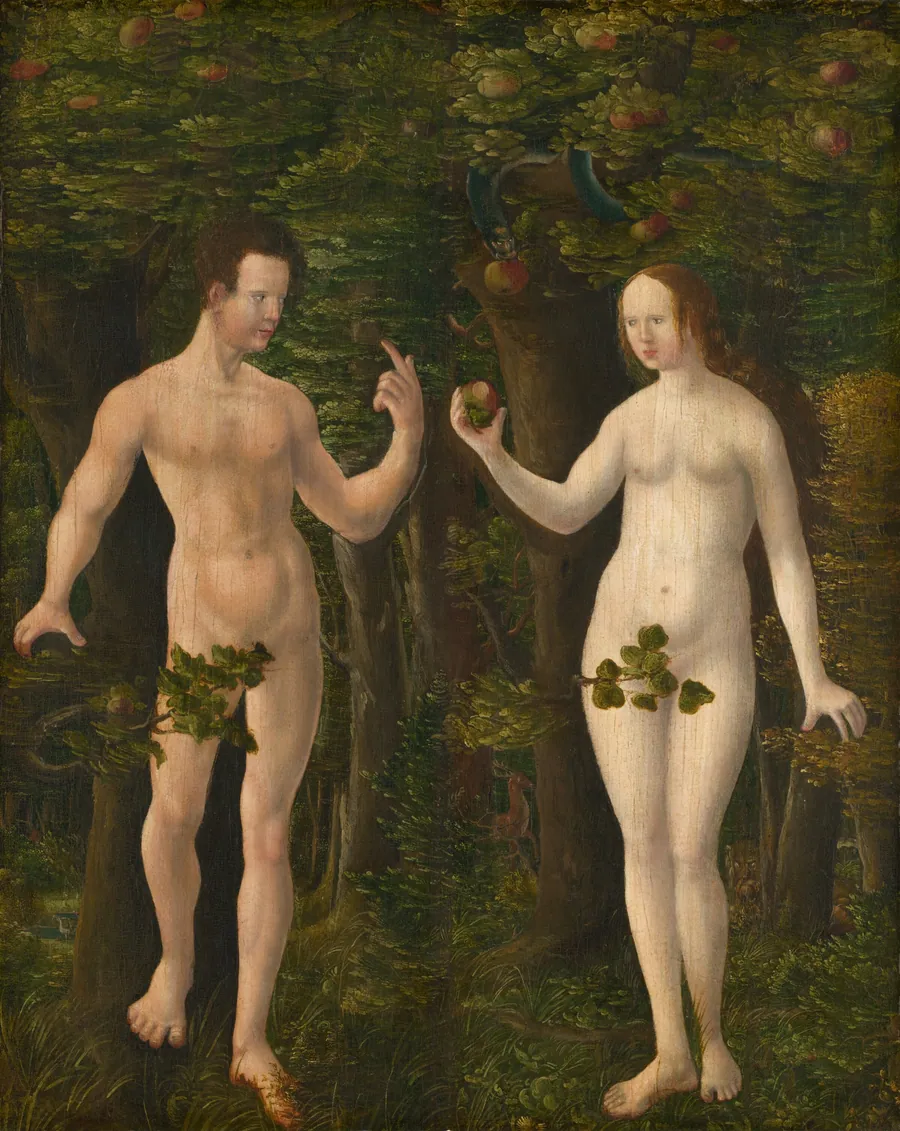 The Fall of Man [middle panel] by German 15th/16th Century