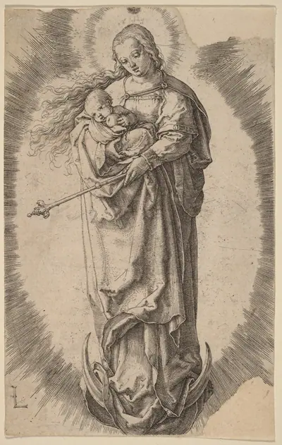 The Virgin and Child on the Crescent