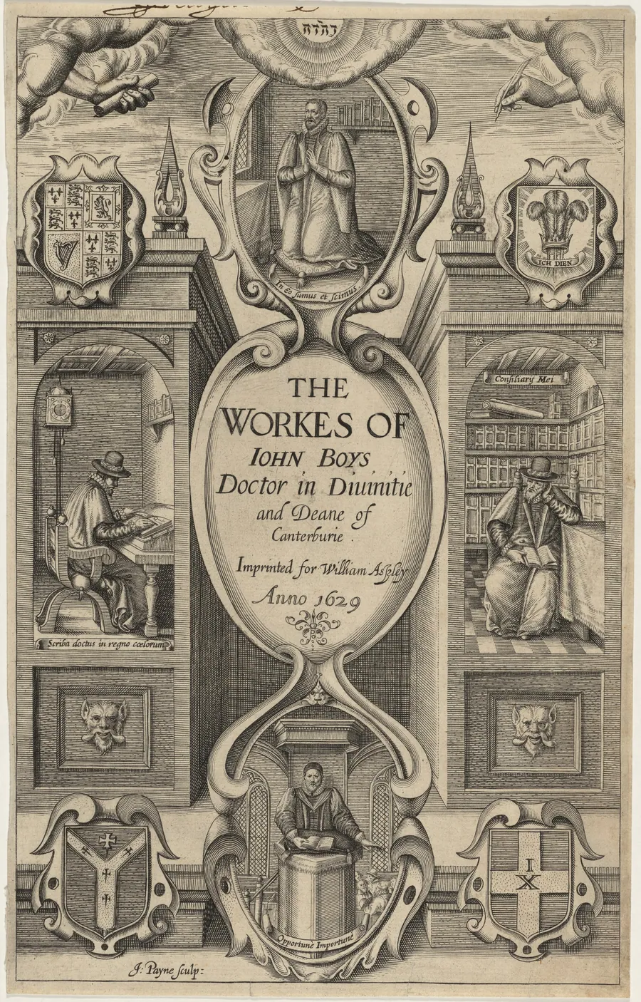 Title Page to John Boys' Works by John Payne