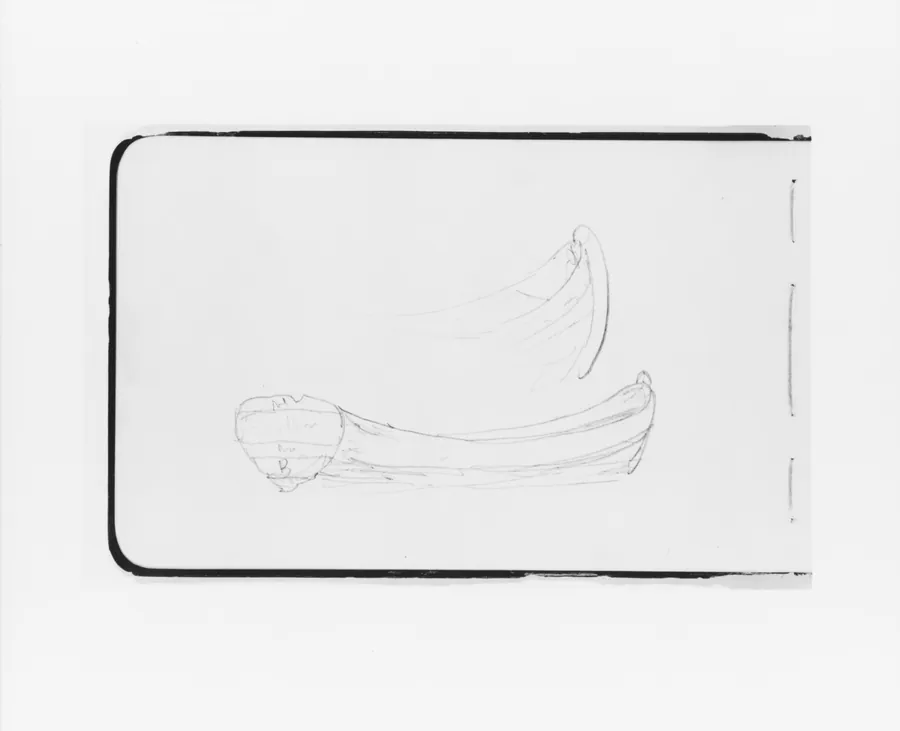 Sketches of Rowboats (from Sketchbook) by Albert Bierstadt