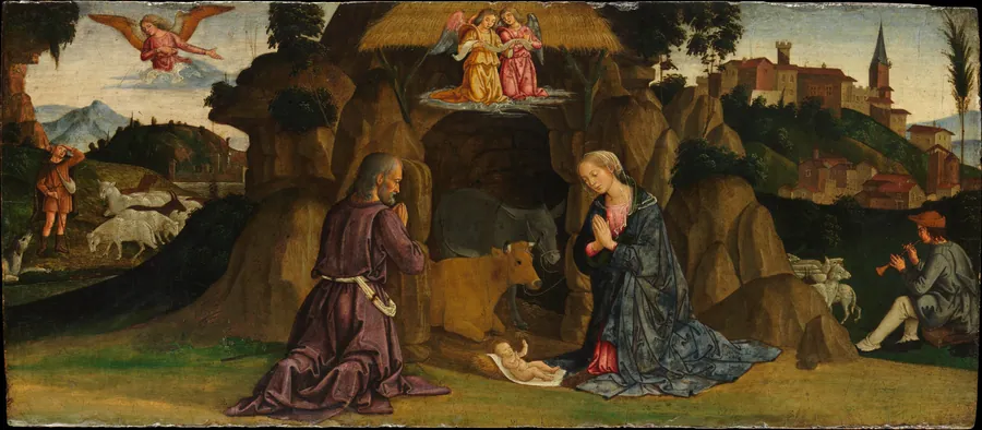 The Nativity by Antoniazzo Romano (Antonio di Benedetto Aquilio)