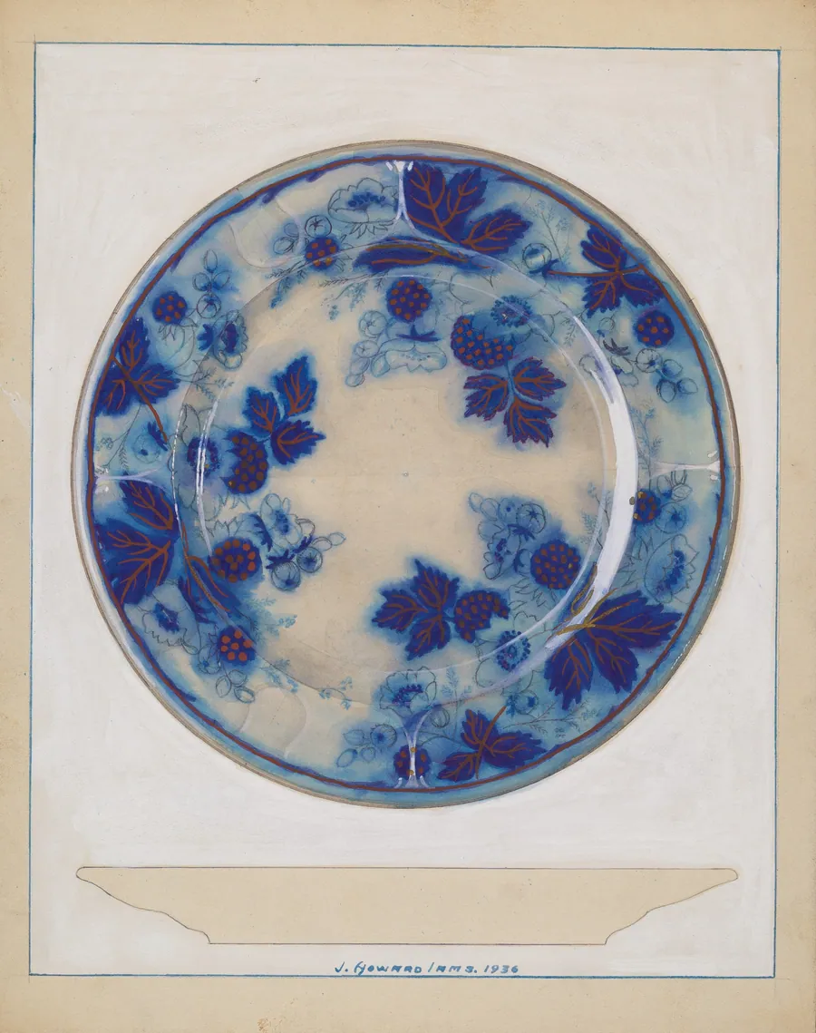 Plate by J. Howard Iams