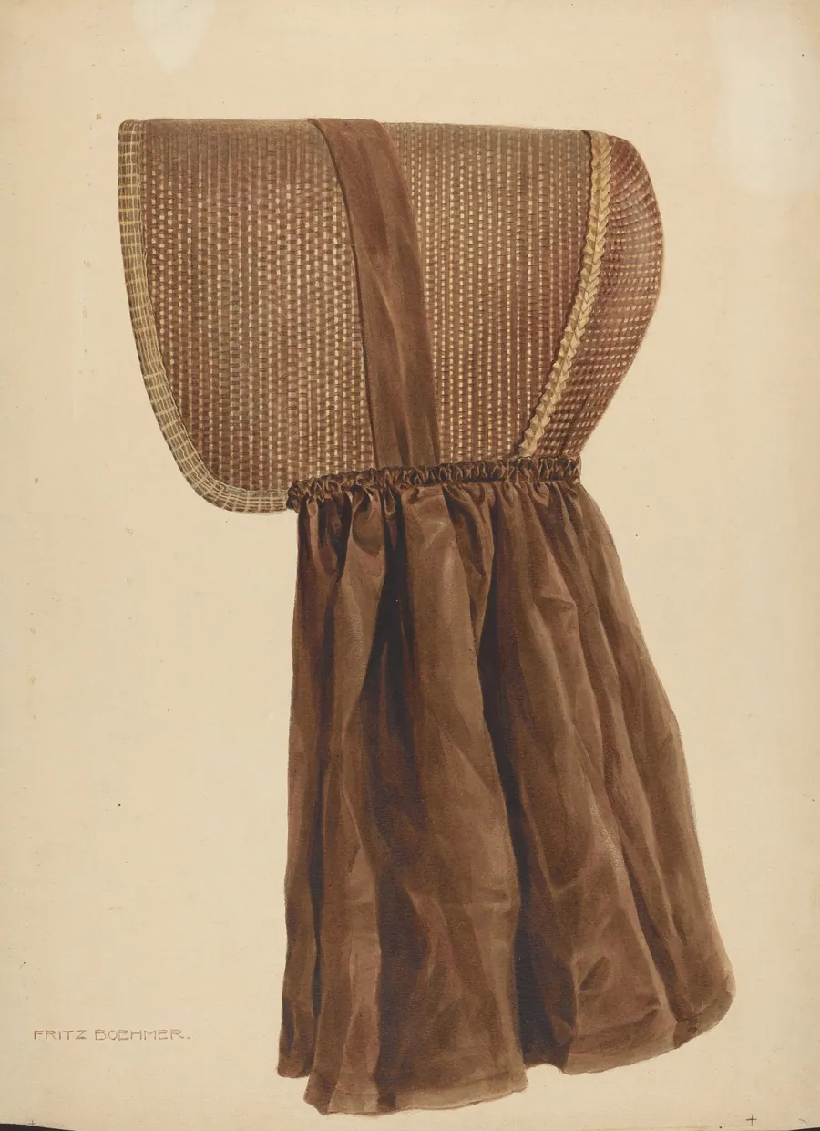 Zoar Summer Bonnet by Fritz Boehmer