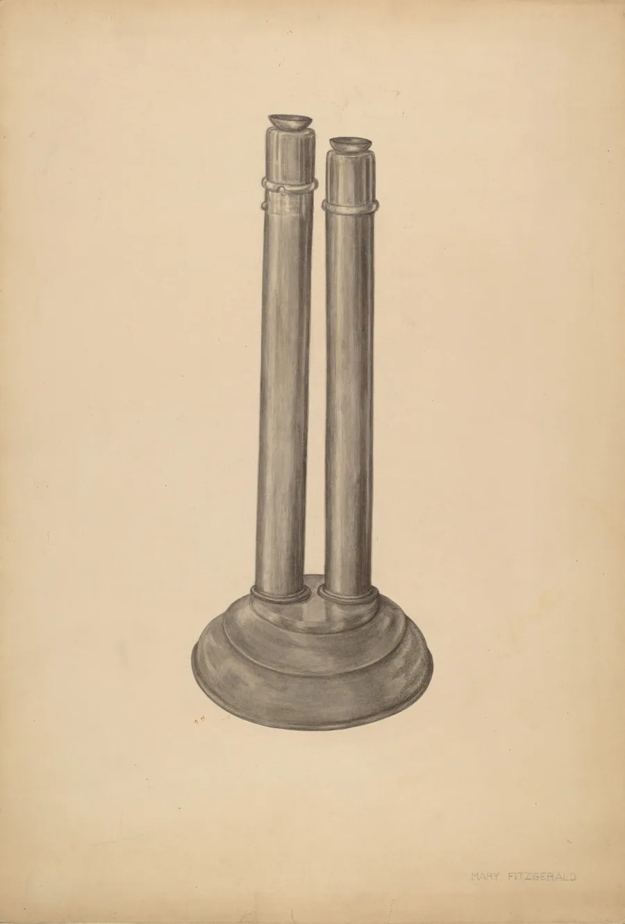Candlestick Double by Mary Fitzgerald