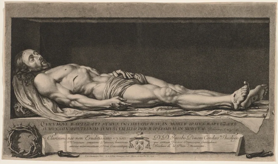 The Body of Christ in the Sepulchre by Nicolas de Platte-Montagne