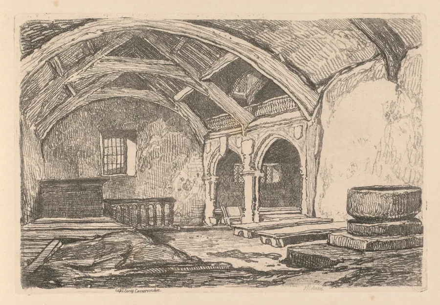 Liber Studiorum: Plate 42, Capel Carrig, Caernarvonshire by John Sell Cotman
