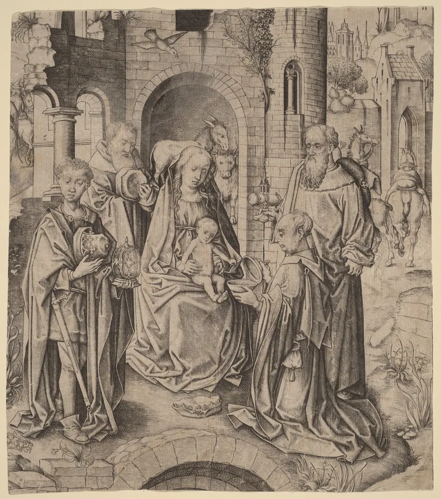 The Adoration of the Magi by Master I.A.M. of Zwolle