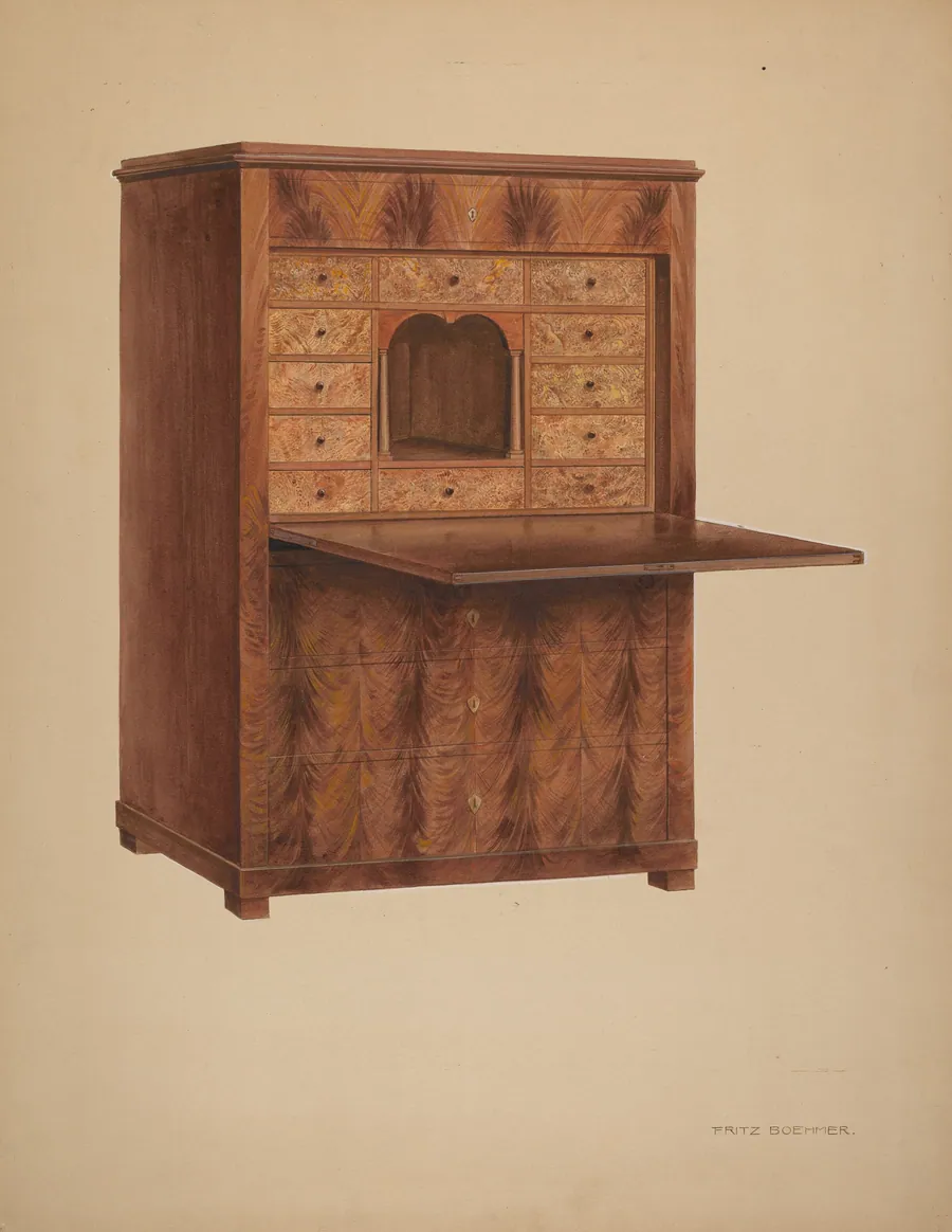 Desk by Fritz Boehmer