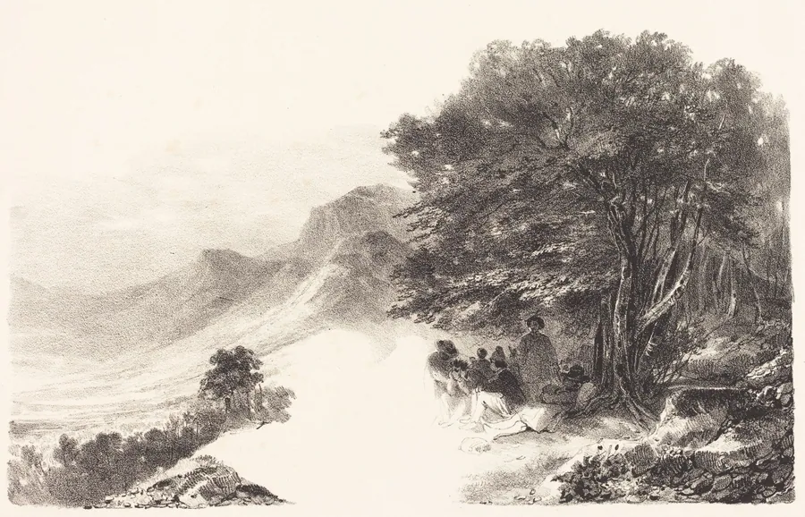Paysans se reposant dans la Campagne (Peasants Resting in the Countryside) by Nicolas-Toussaint Charlet
