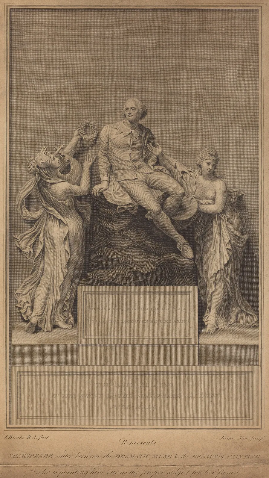 Monument to William Shakespeare by James Stow