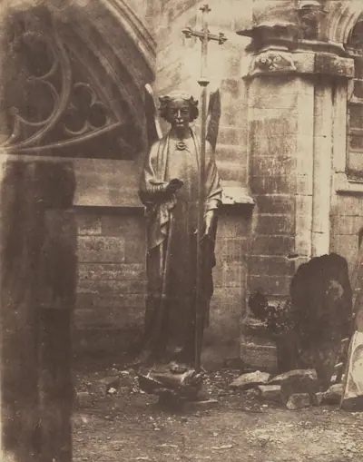 Geoffroy-Dechaume's Angel of the eastern gable of Sainte-Chapelle