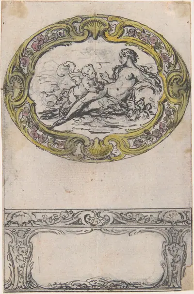 Design for an Oval Gold Box