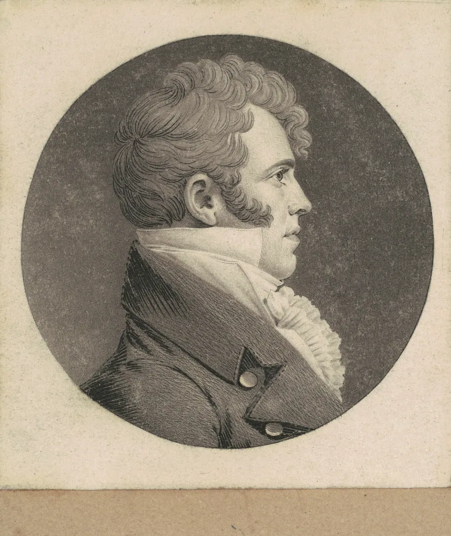 Unidentified Man by Charles B. J. Févret de Saint-Mémin