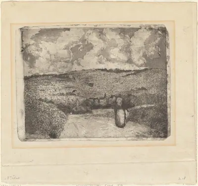 A Woman Walking along a Country Road (La Femme sur la Route)